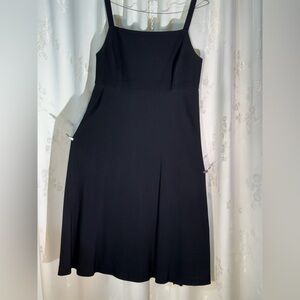 Emporio Armani Black Sleeveless Midi Dress